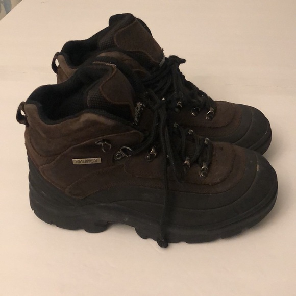 Leather Winter Waterproof Thinsulate Ankle High Boots by Hush Puppies Size 5.5 - Picture 5 of 12